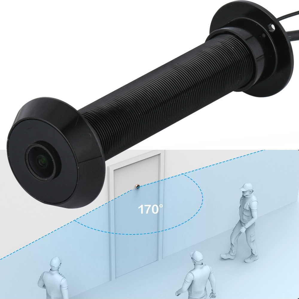 Home Security Front Door Camera - กล้องตาแมว LED 1080P 2MP พร้อมการ์ด TF