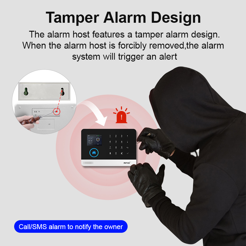ระบบเตือนภัยสมาร์ทโฮม WiFi GSM - Home Security Front Door Camera บทวิจารณ์และราคา