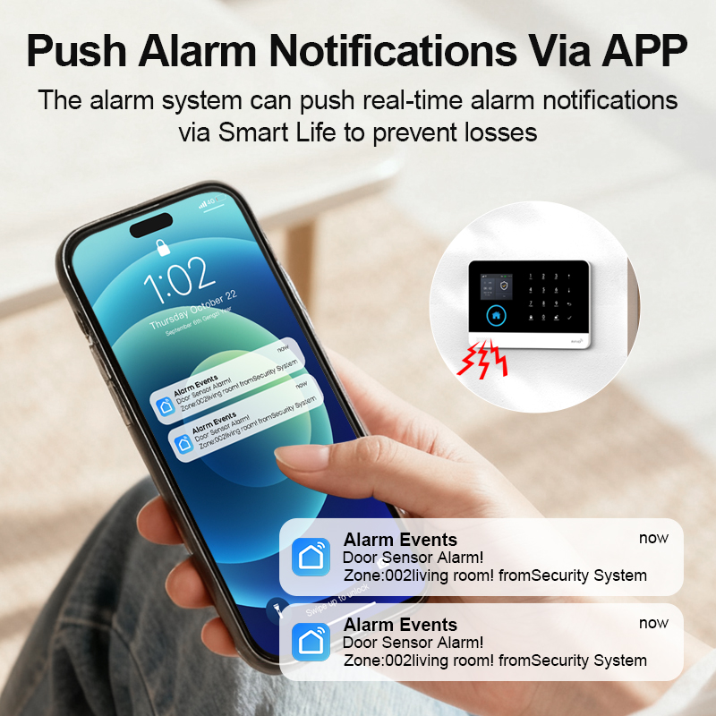 ระบบเตือนภัยสมาร์ทโฮม WiFi GSM - Home Security Front Door Camera บทวิจารณ์และราคา