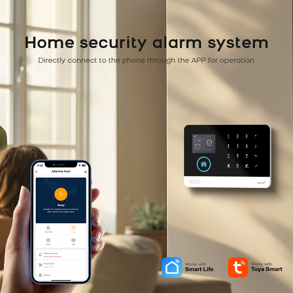 4G GSM Wifi Wireless Home Alar - Home Security Front Door Camera บทวิจารณ์และราคา