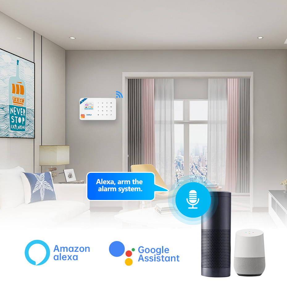 KERUI Security Alarm System ชุ - Sim Gsm Alarm บทวิจารณ์และราคา